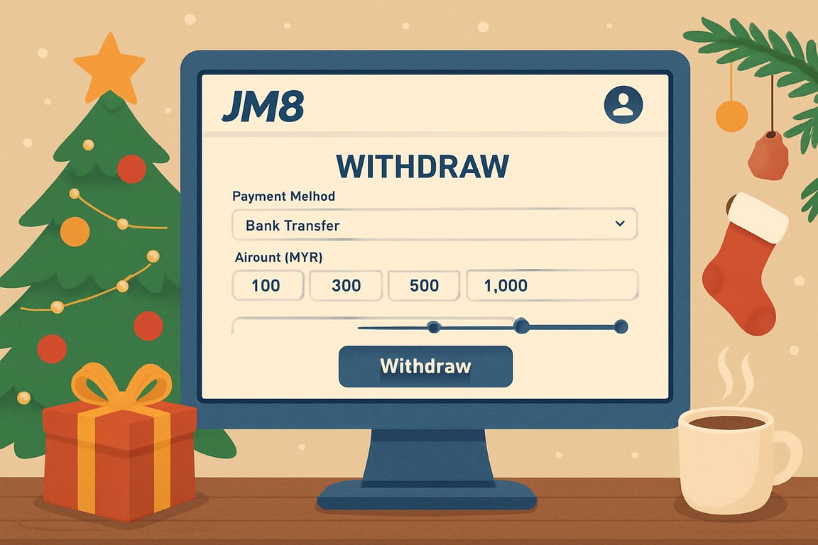 JM8 Desktop Withdrawal Experience During Holiday Season