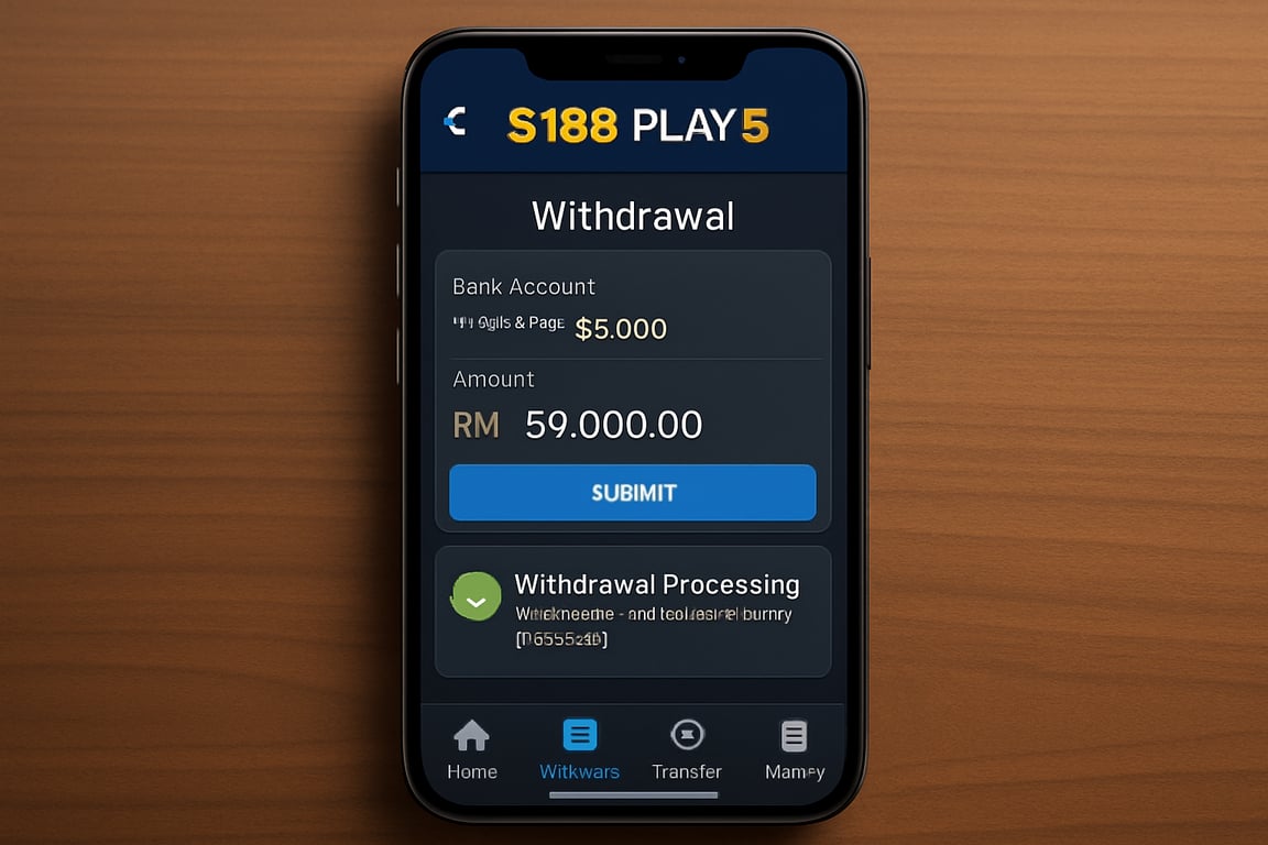 S188 Play 5 Review 2026: Critical Analysis of Withdrawals for High Rollers