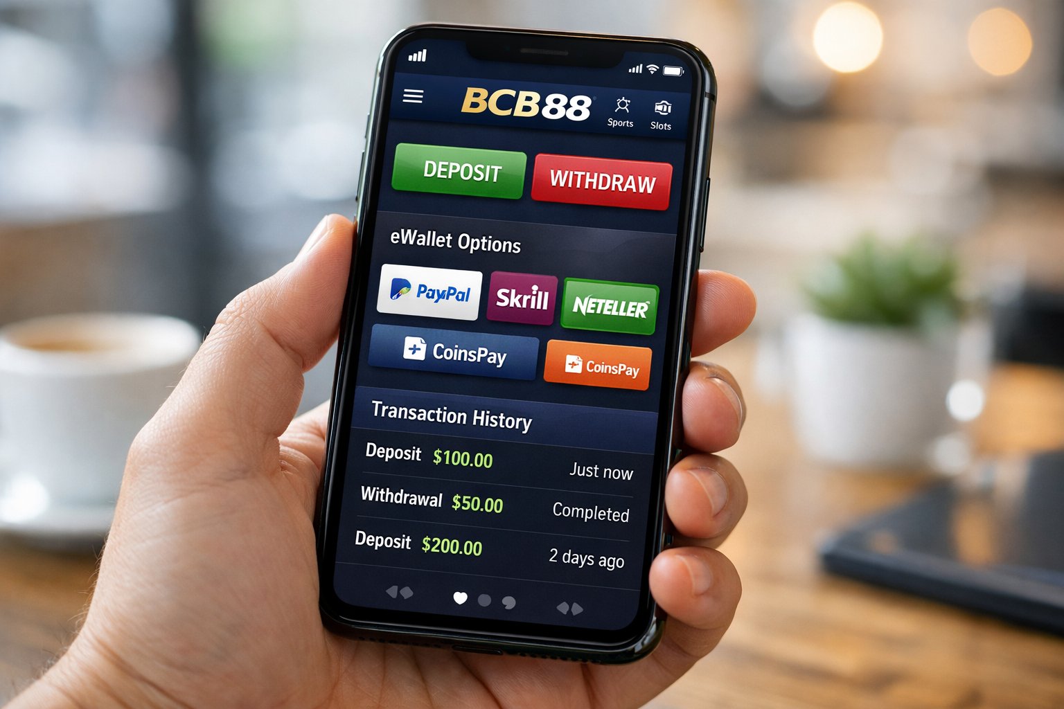 BCB88 eWallet Review: A Mobile-First Betting Experience