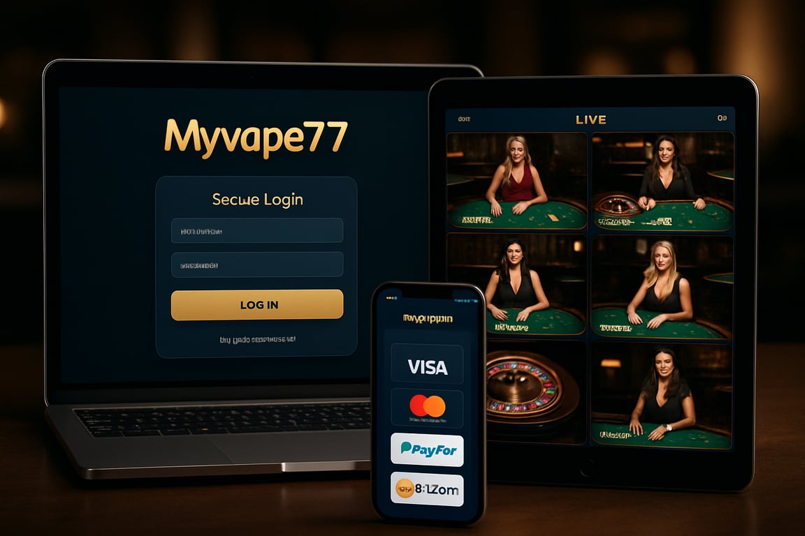 Myvape77 Casino Login: A Detailed Live Dealer Review for 2026